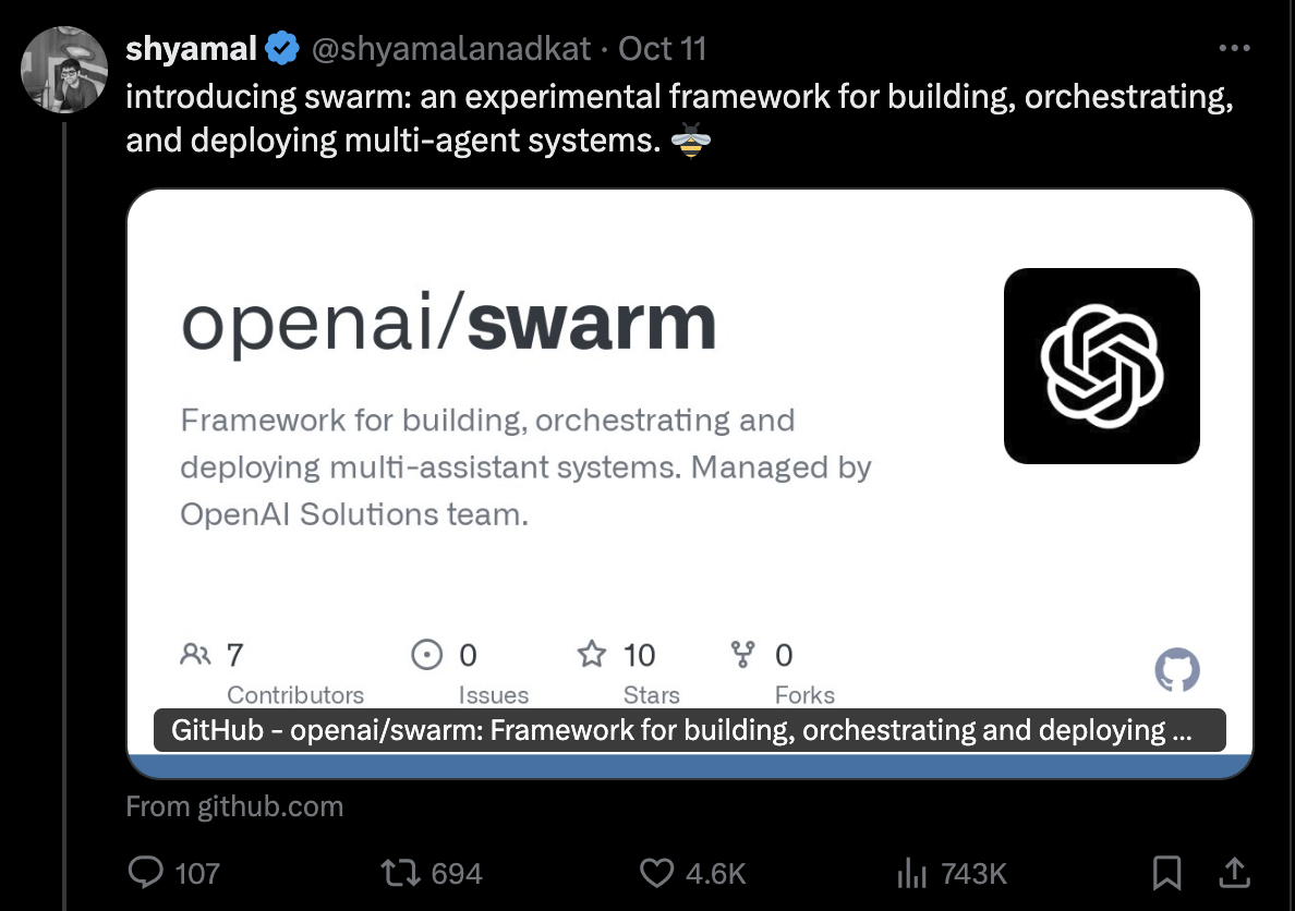 OpenAI anuncia novo framework Swarm